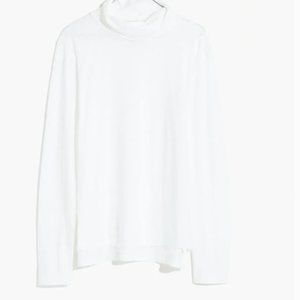 Madewell Whisper Cotton Turtleneck Long Sleeve Large NWT